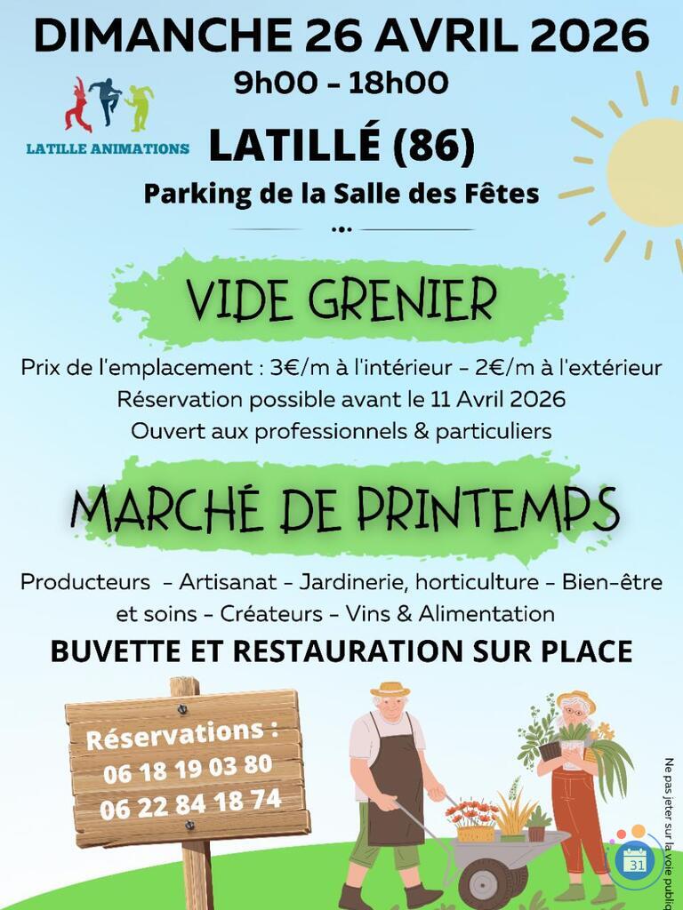 Image Vide grenier et marché de printemps (photo 1)