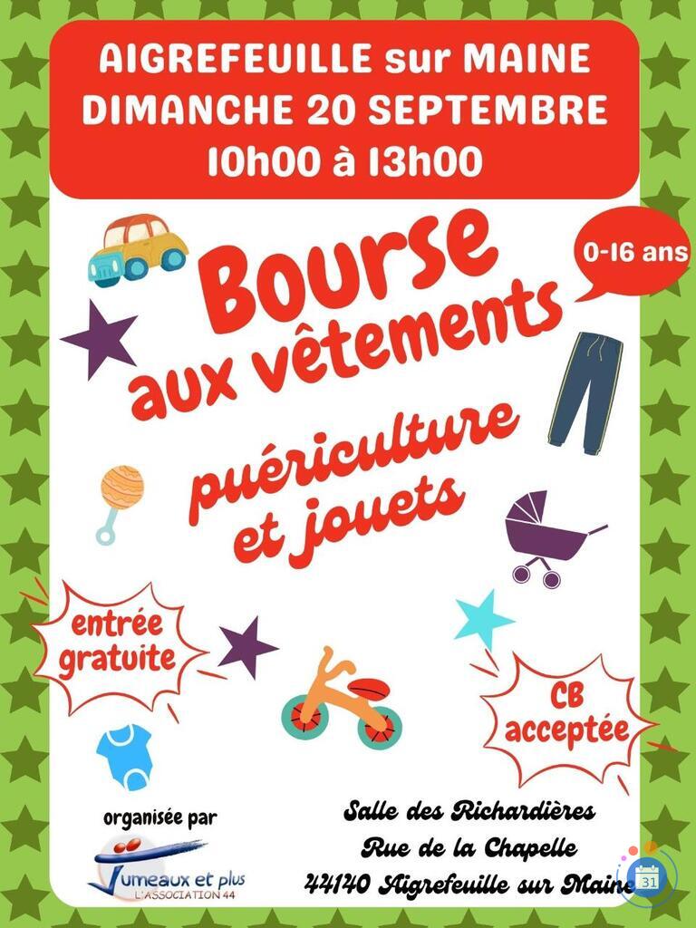 Image Bourse à la puériculture : vêtements, jouets, livres enfants (photo 1)