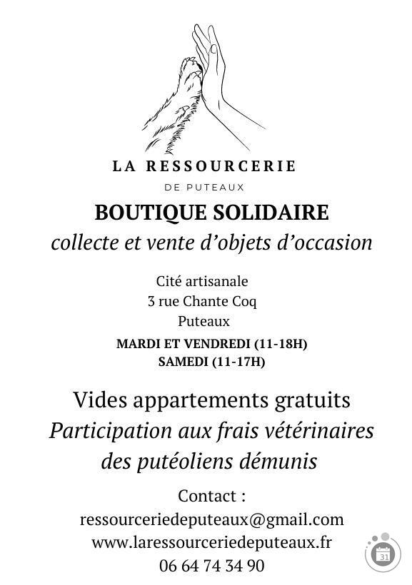 Image Boutique d'association la ressourcerie de puteaux (photo 1)
