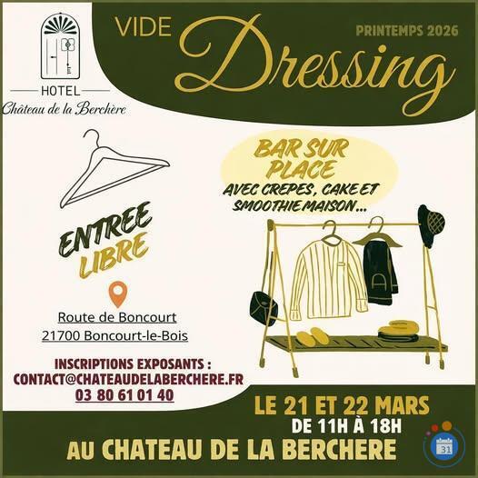 Image Vide Dressing du Château de la Berchère - SPECIAL PRINTEMPS (photo 1)