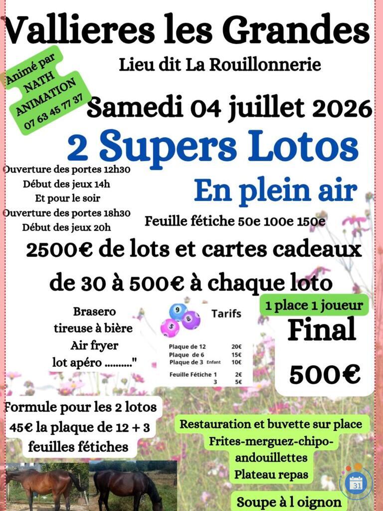 Image Double Loto animé par Nath Animation (photo 1)