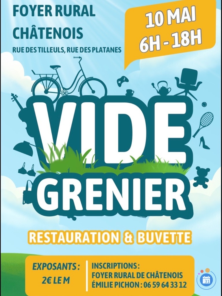 Image Vide grenier Chatenois 39700 (photo 1)