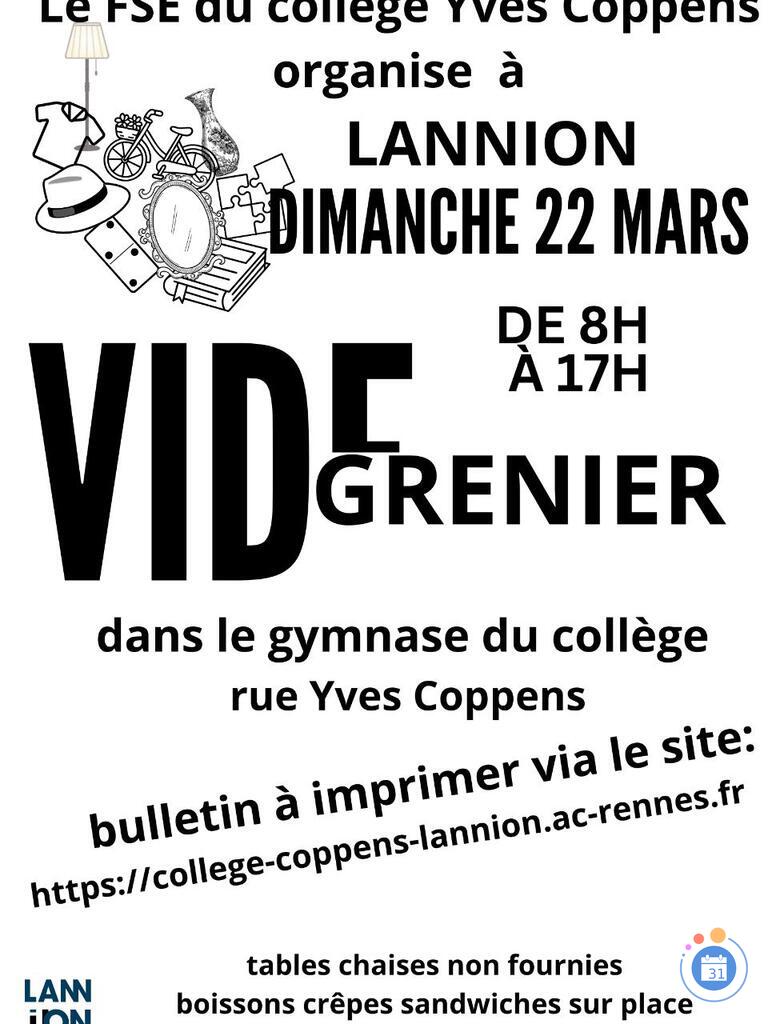 Image Vide grenier du FSE du Collège Yves Coppens (photo 1)