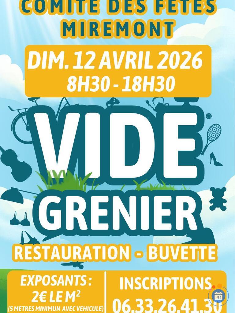 Image Vide grenier - Miremont 31190 (photo 1)