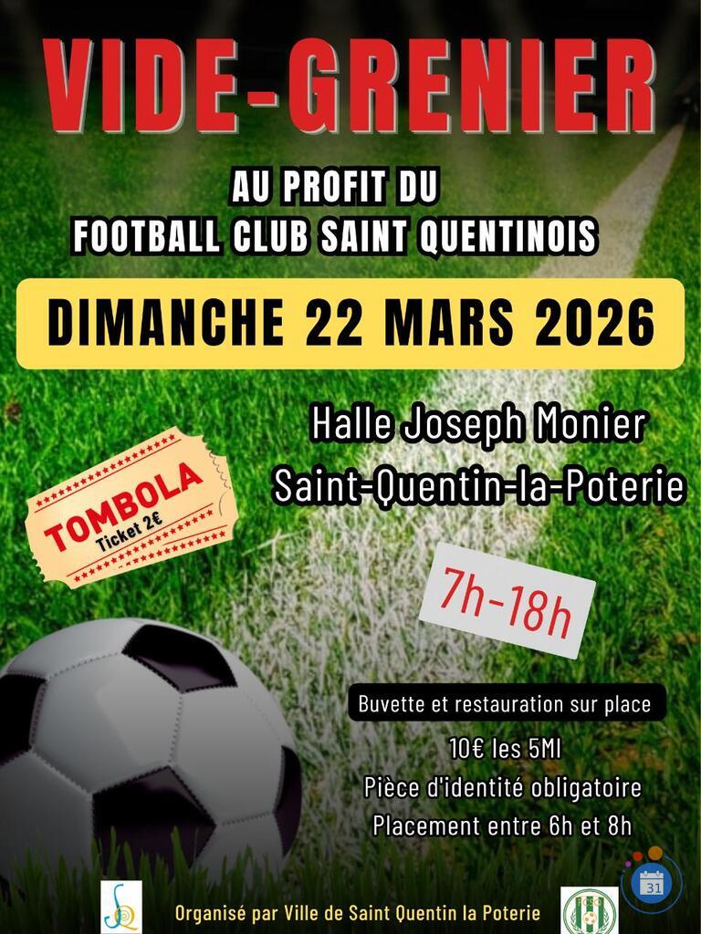 Image Vide-grenier au profit du Football Club Saint Quentinois (photo 1)