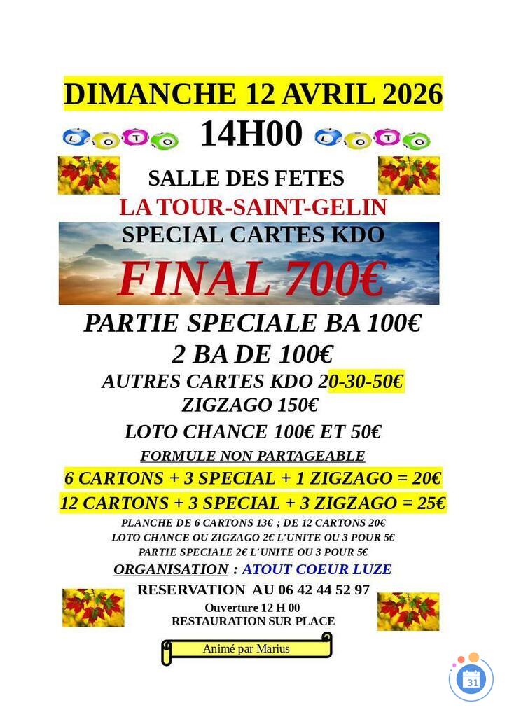 Image Super loto atout coeur luze anime par marius (photo 1)