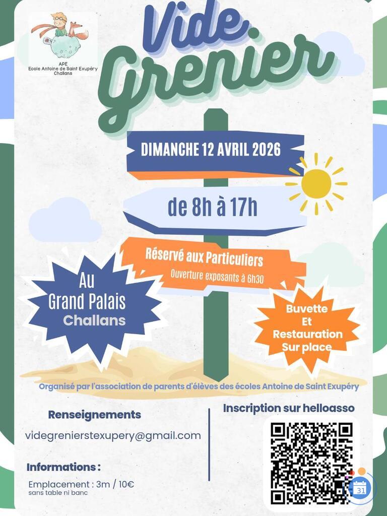 Image Vide Grenier APE Antoine de Saint-Exupéry Challans (photo 1)