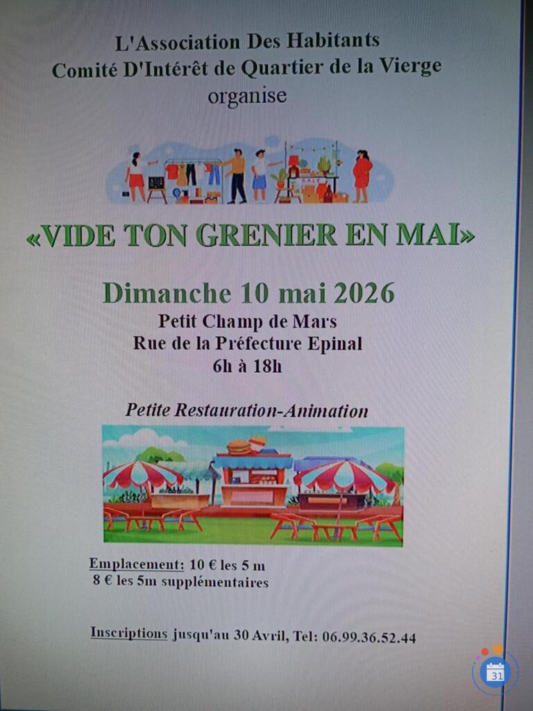 Image vide ton grenier en mai (photo 1)