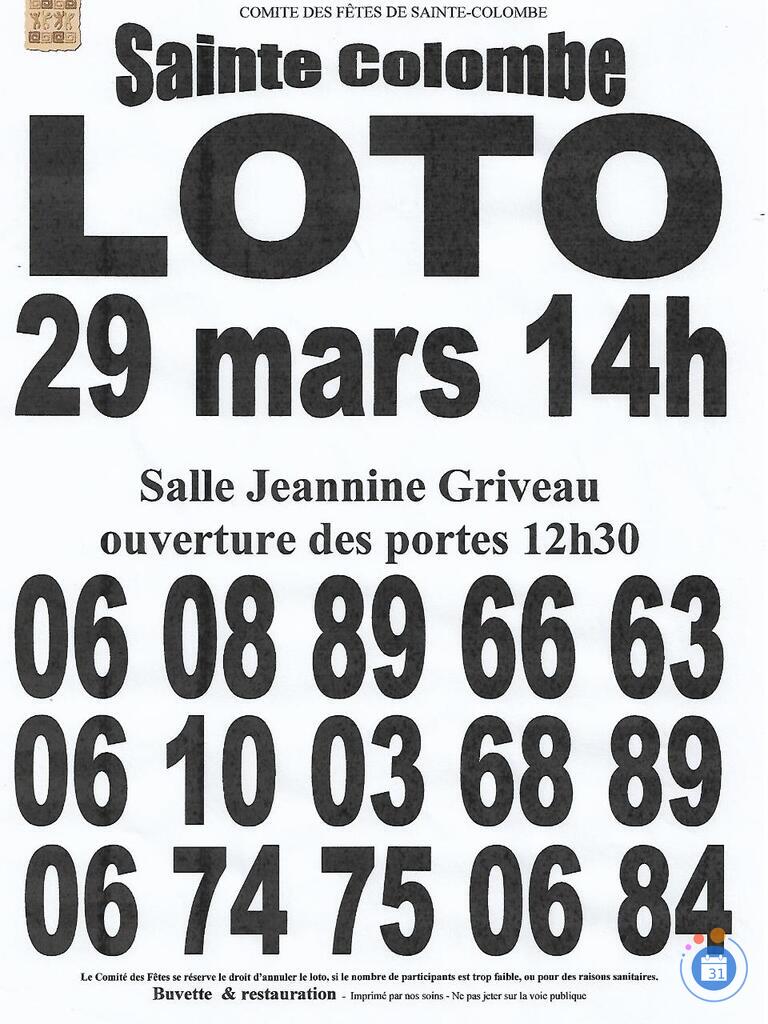 Image LOTO du Comité Des Fêtes (photo 1)