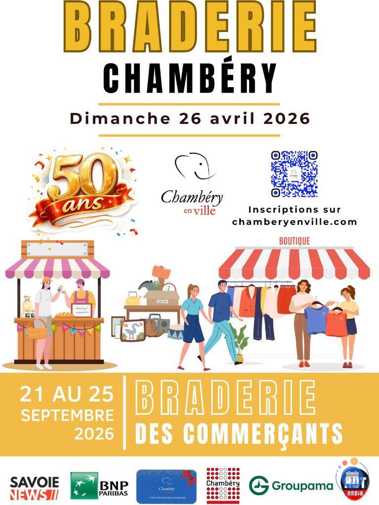 Image Grande braderie de printemps de chambery le 26 avril 2026 (photo 1)