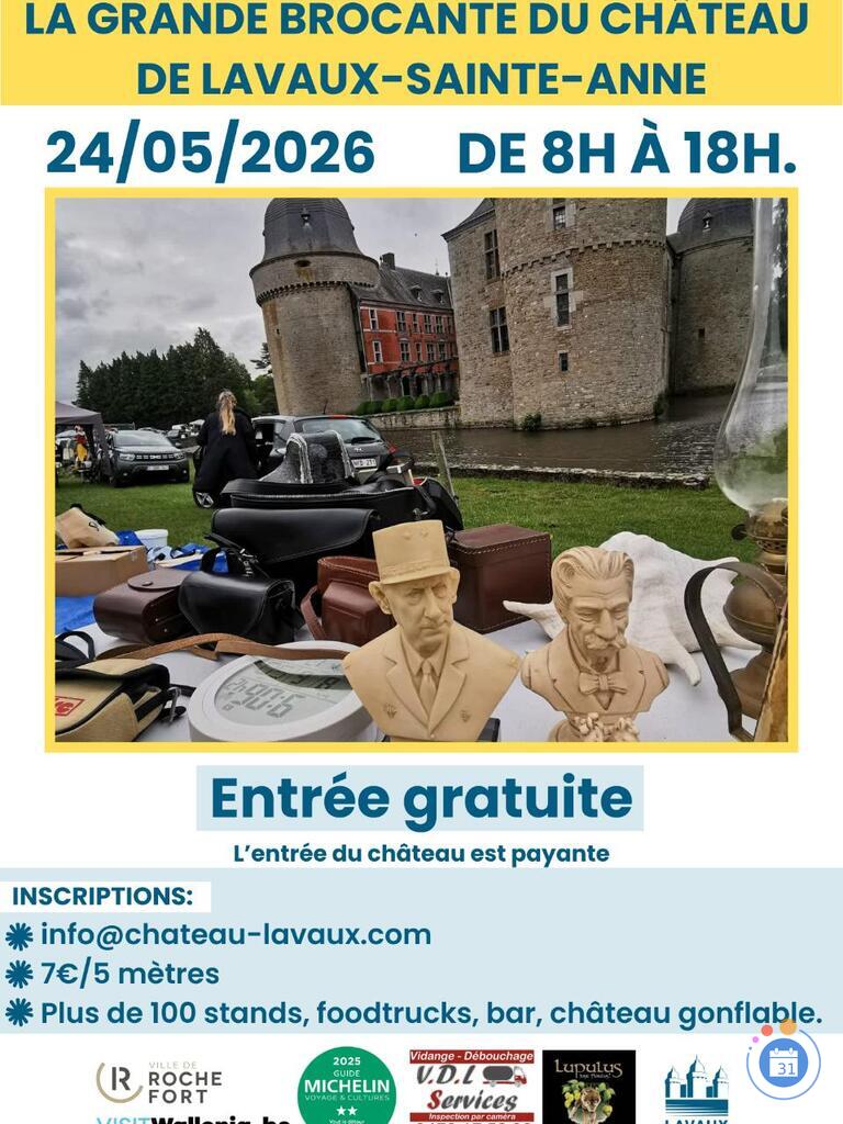 Image La Grande Brocante du Chateau de Lavaux-Sainte-Anne (photo 1)