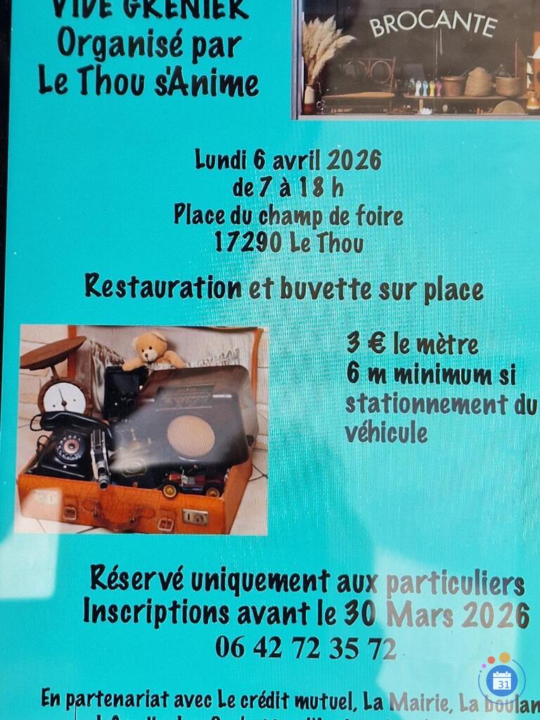 Image Vide grenier du Thou s’anime (photo 1)