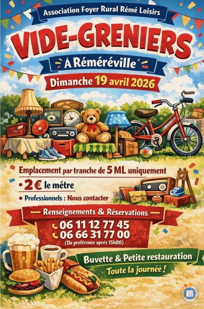 Image 21ème vide- greniers de REMEREVILLE (photo 1)
