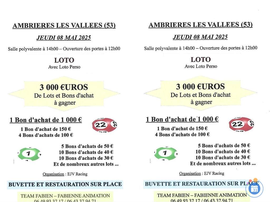 Image LOTO avec loto perso (photo 1)