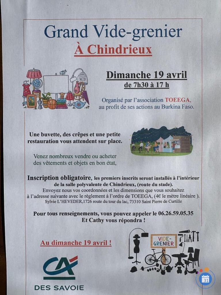 Image Vide grenier organisé par Toeega au profit du Burkina Faso (photo 1)