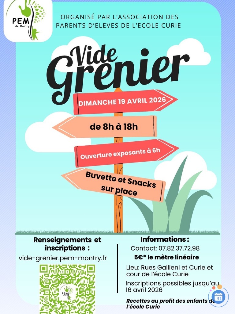 Image Vide grenier annuel de la Pem de Montry (photo 1)