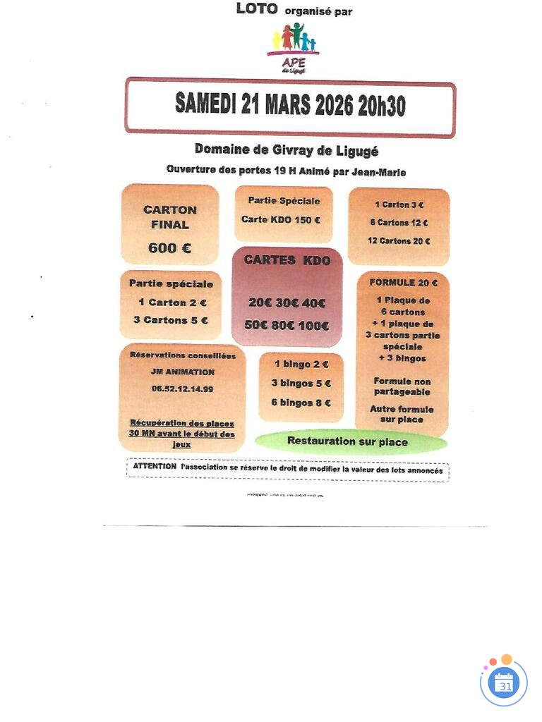 Image APE DE LIGUGE animé par jean-marie (photo 1)