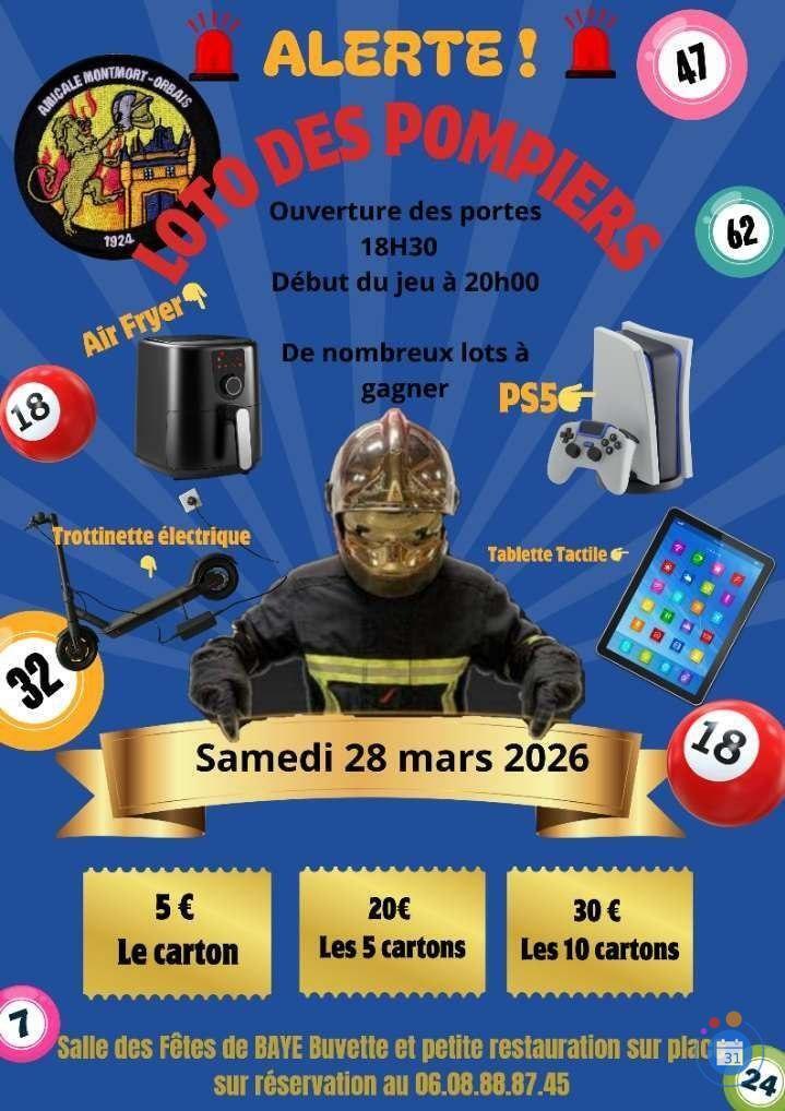 Image LOTO des sapeurs Pompiers de Montmort orbais (photo 1)