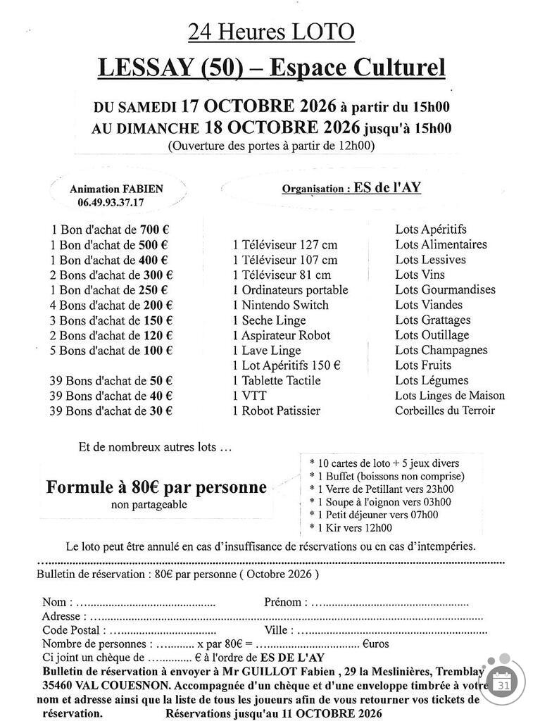 Image Loto 24 heures (photo 1)