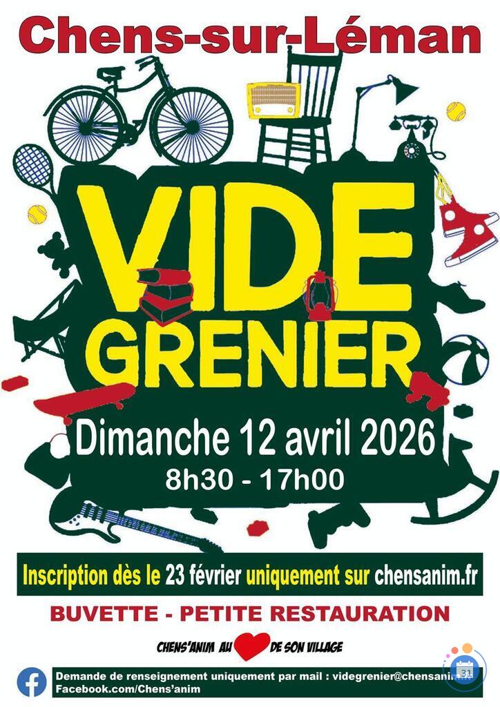 Image Vide-Greniers Chens'Anim à Chens sur Léman (photo 1)
