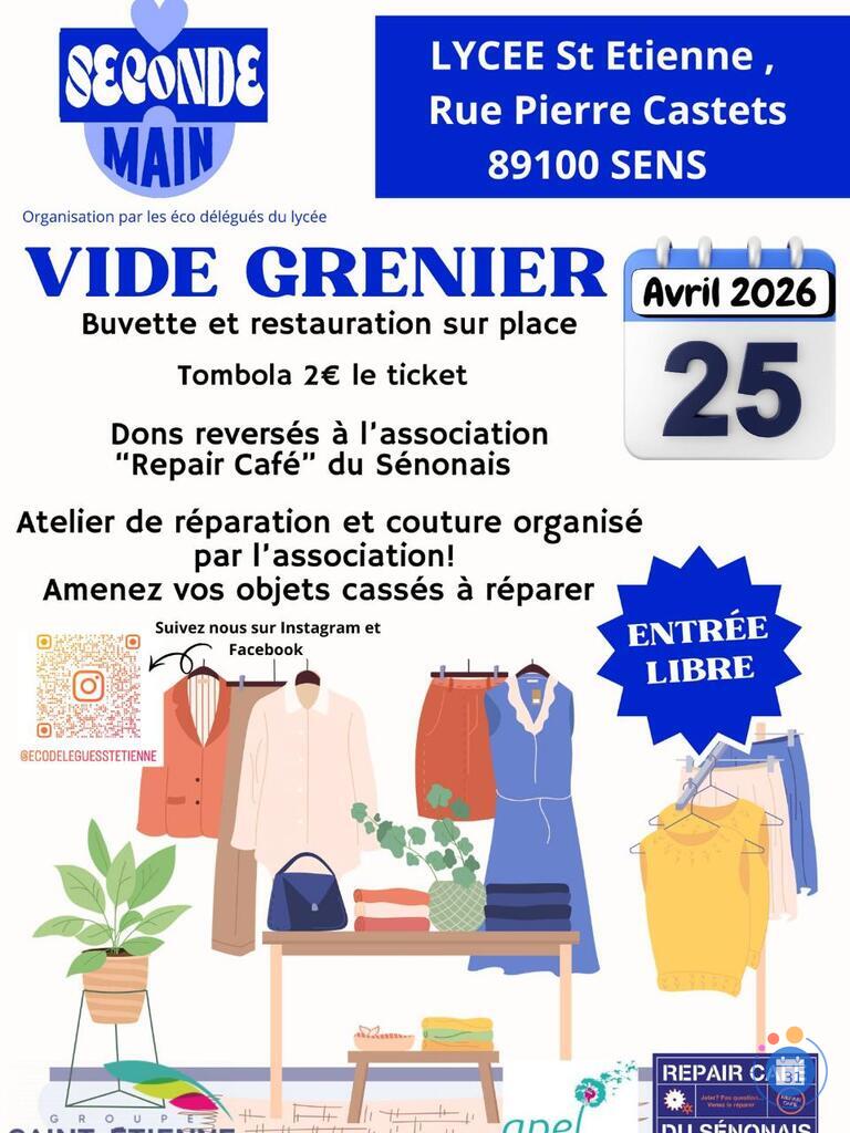 Image Vide-greniers du Lycée Saint Etienne de Sens (photo 1)