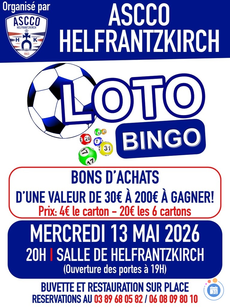 Image Loto - Bingo de l’ASCCO Helfrantzkirch (photo 1)