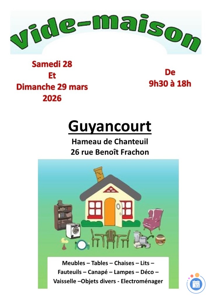 Image Vide maison: outils, électroménager, meubles, canapé.. (photo 1)