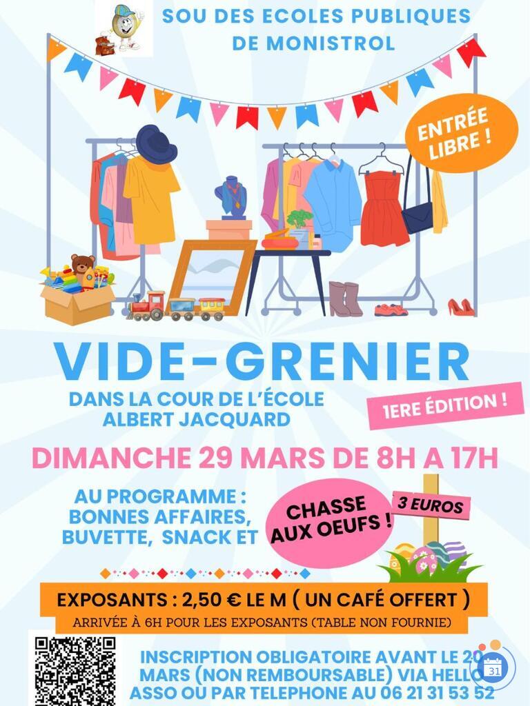 Image Vide grenier du Sou des écoles publiques (photo 1)