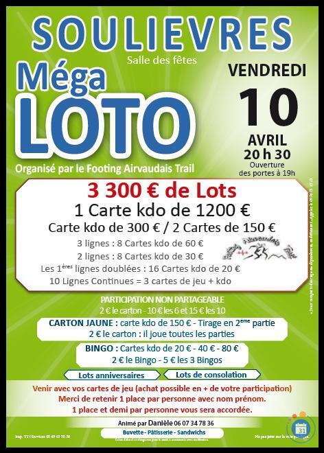 Image Méga loto du Footing Airvaudais Trail (photo 1)