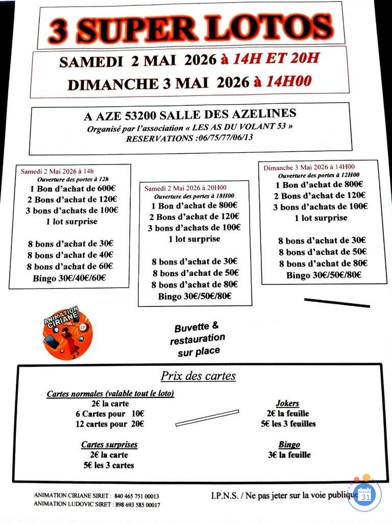 Image Loto animation ciriane a Azé (photo 1)