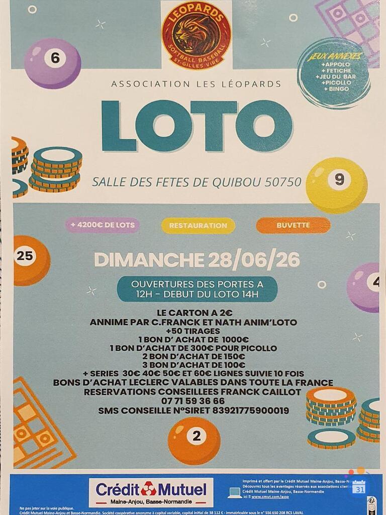 Image Hyper loto organise par les leopards (photo 1)