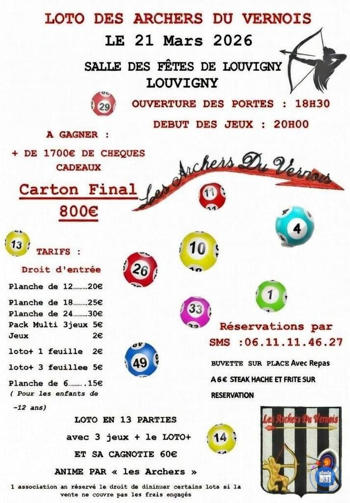 Image Loto des Archers du Vernois (photo 1)