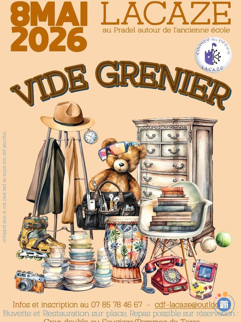 Image Vide Grenier du 8 mai à Lacaze (photo 1)