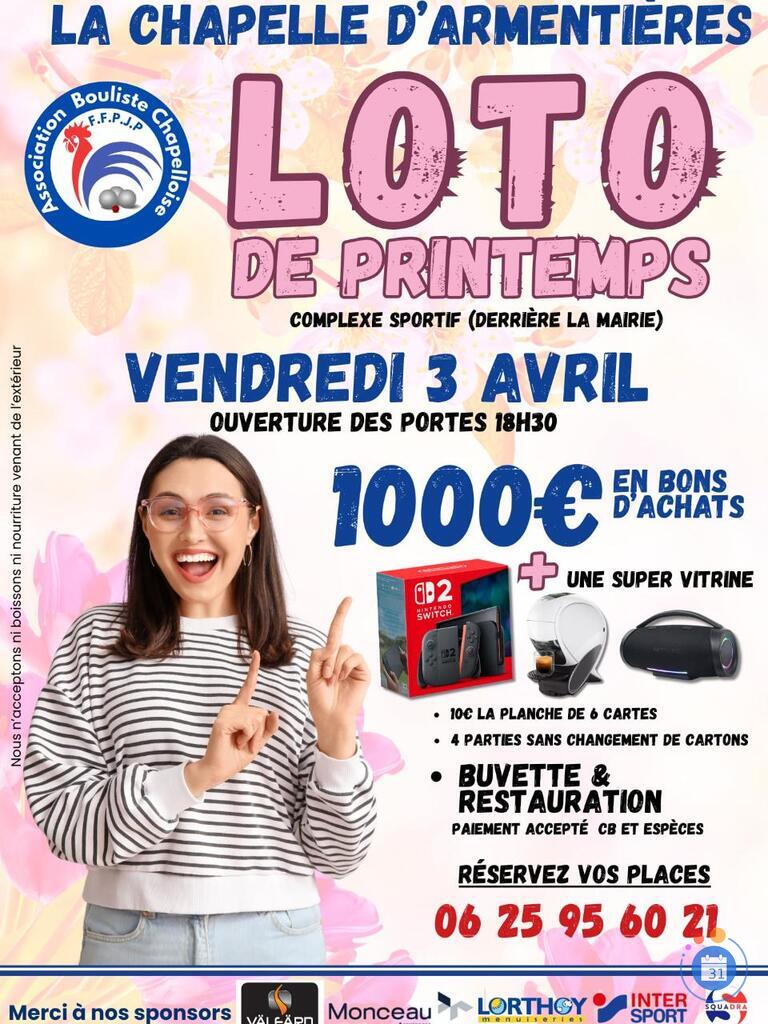 Image 'Loto de printemps' de l'Association Bouliste Chapelloise (photo 1)