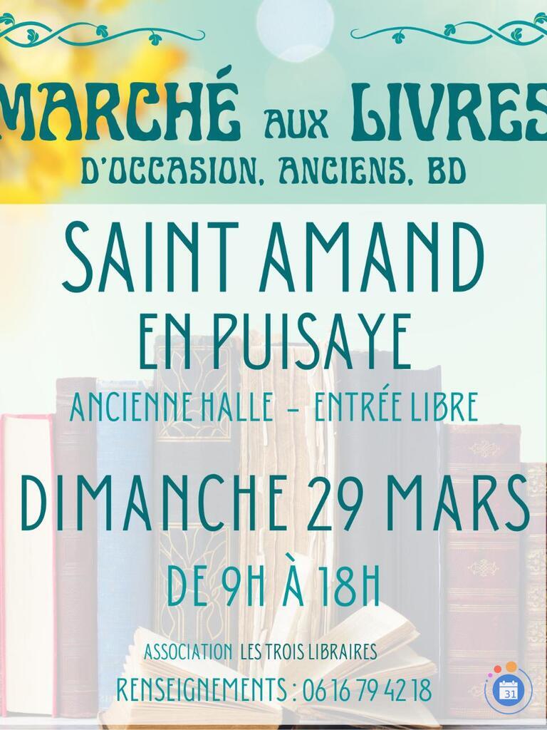 Image Marché aux livres d'occasion, anciens, bd... (photo 1)