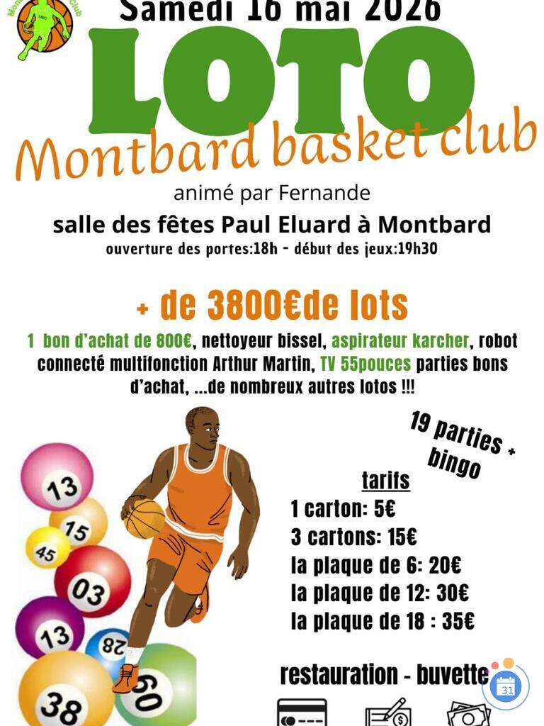 Image Loto du Montbard Basket Club (photo 1)