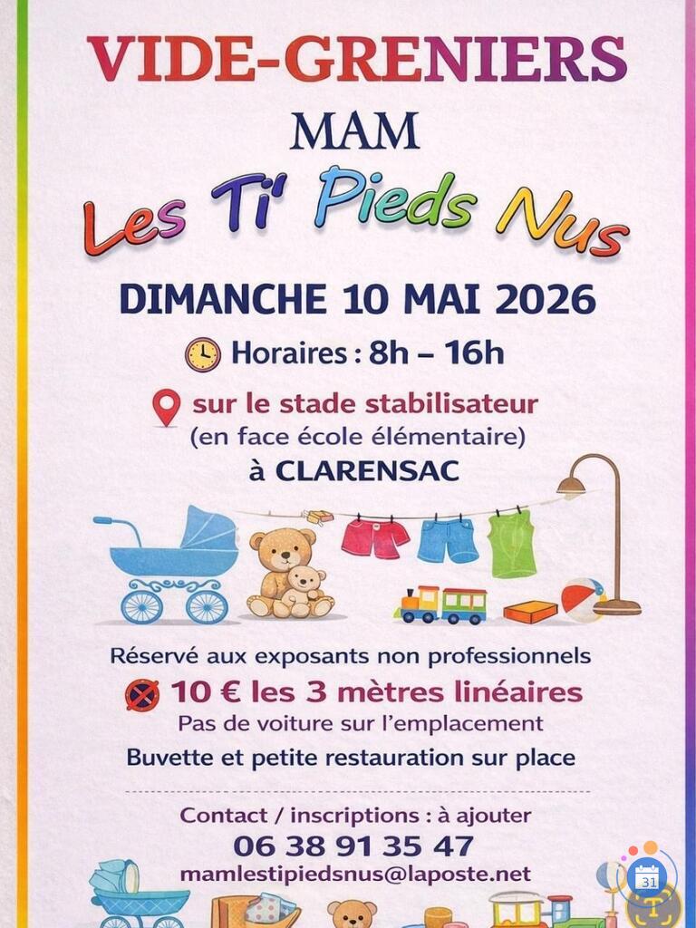 Image Vide grenier mam les ti pieds nus (photo 1)