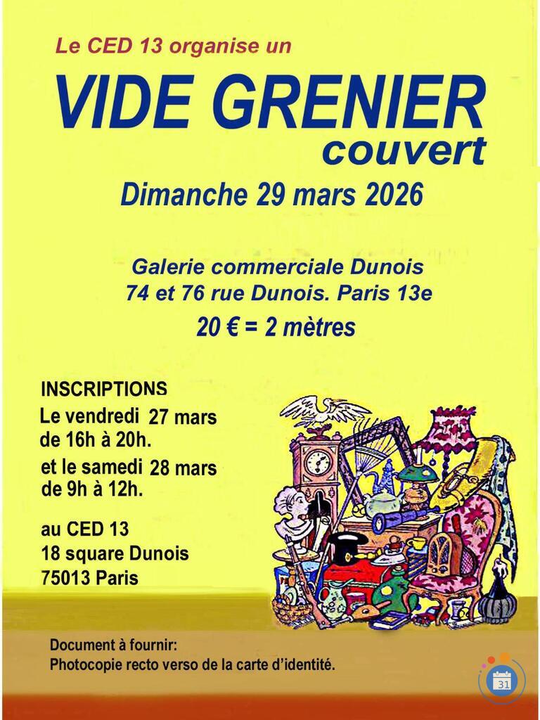 Image Vide greniers de l'association CED 13 (photo 1)