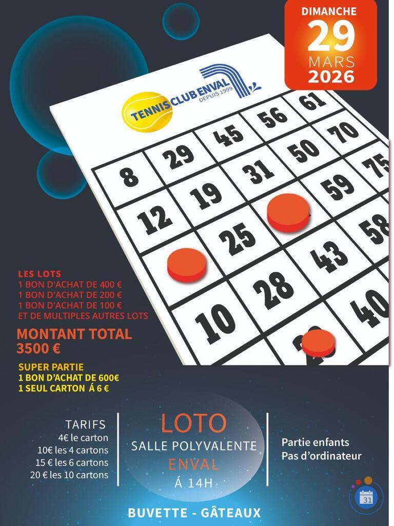 Image Loto tennis club enval (photo 1)