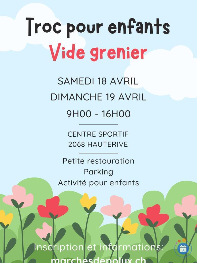 Image Troc pour enfants et vide-greniers (photo 1)