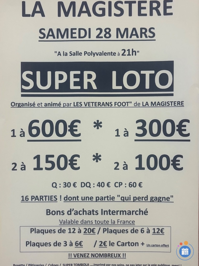 Image Super loto des vétérans (photo 1)