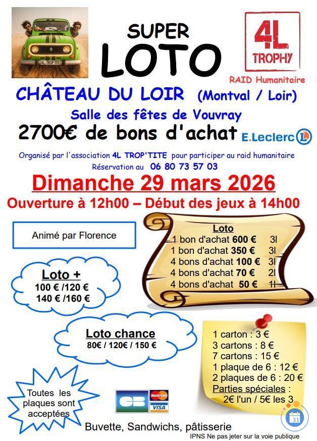 Image Loto pour raid humanitaire (photo 1)