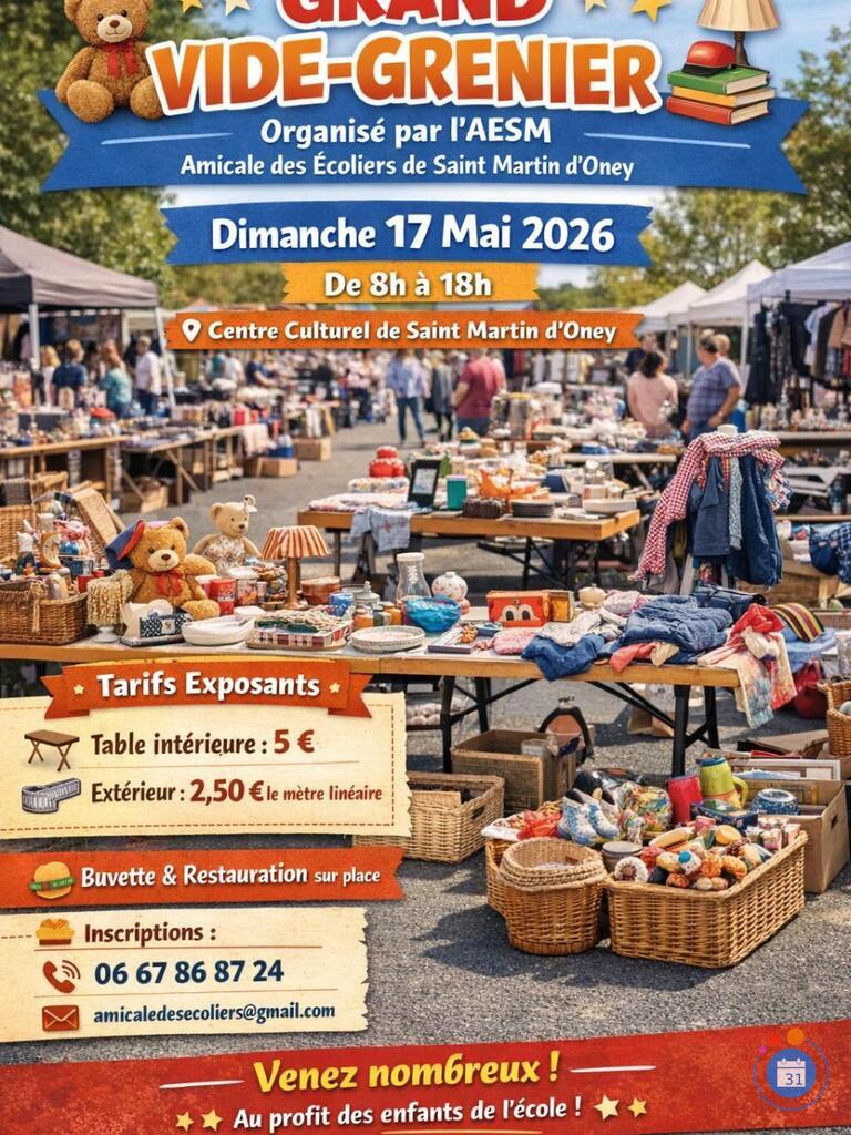 Image vide grenier AESM (amicale des écoliers saint martinois) (photo 1)