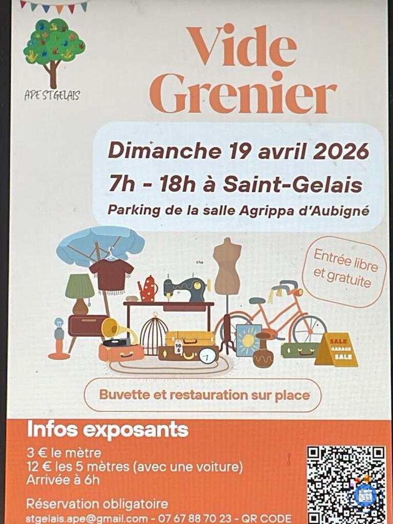 Image Vide grenier de l'Ape de Saint-Gelais (photo 1)