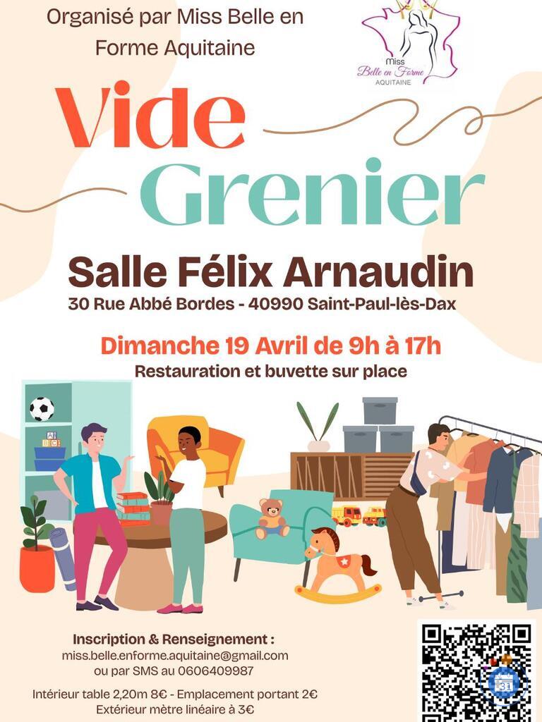 Image Vide grenier de l'association Miss Belle en Forme Aquitaine (photo 1)