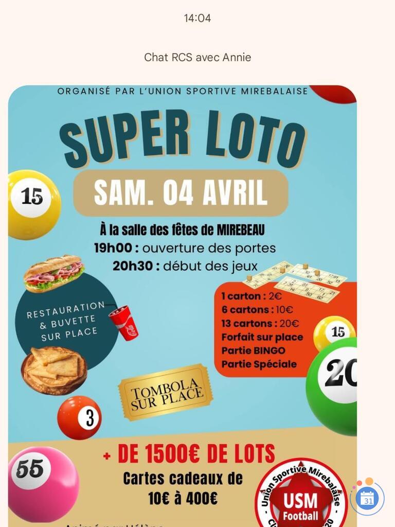 Image Loto du foot animé par Hélène (photo 1)