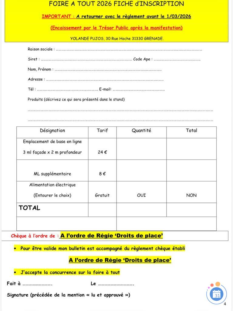 Image Foire à tout (photo 1)