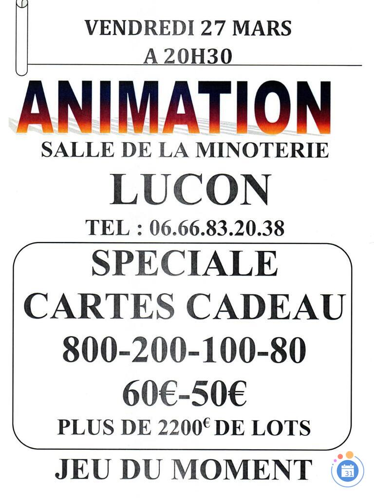 Image Soirée Animation Loto Spéciale Carte Cadeau (photo 1)
