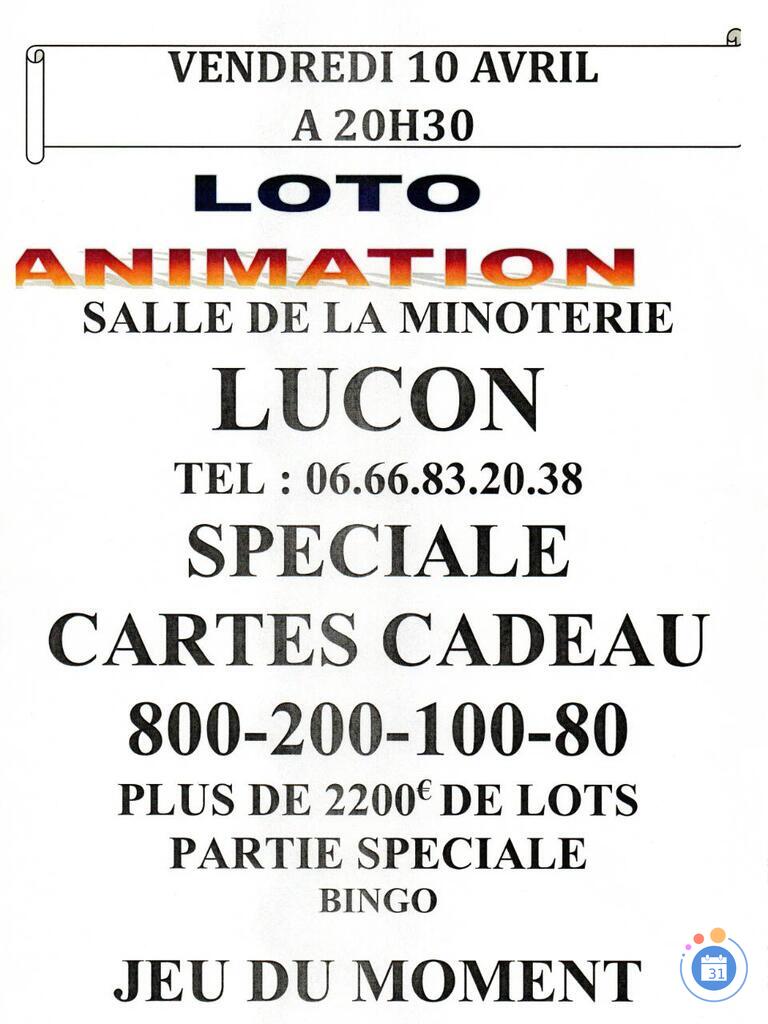 Image Soirée Animation Loto Spéciale Carte Cadeau (photo 1)