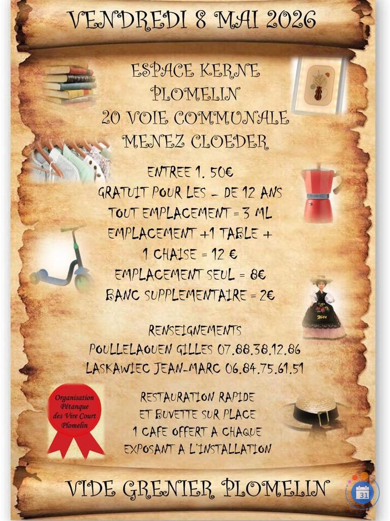 Image Vide grenier Pétanque des Vire-Court (photo 1)